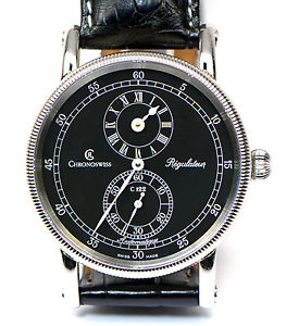 Chronoswiss Regulateur CH1223 38mm Steel Watch Box/Booklet