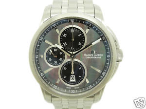 Auth MAURICE LACROIX "Pontos" Chronograph Japan Limited PT6178 Automatic, Men's