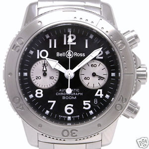 Auth BELL&ROSS "Diver 300" Chronograph DIVER-B-M Automatic, Men's watch