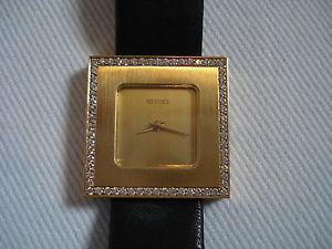 TOP Damenarmbanduhr Nivrel 750 Gold 64 Brillanten  Montre Or Oro Watch Lady Dame
