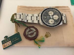 ROLEX DAYTONA COSMOGRAPH SIGMA DIAL REF. 6263, 37MM DIAMETRO, ANNO 1974