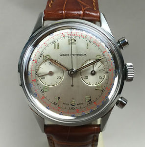 Vintage Girard-Perregaux  Chronograph  Chrono  Excelsior Park  Gallet  37mm case
