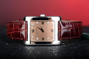 Paul Picot Carrè Galbè con Diamanti Originale Nuovo