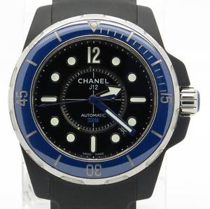Chanel J12 Marine H2561 Ceramic PVD 38mm Automatic Mens Watch $5300 usd Retail
