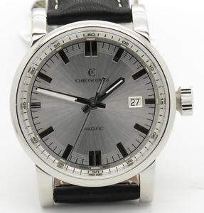 Chronoswiss Pacific Silver Automatic Stainless Steel Mens Watch 40mm New CH2883
