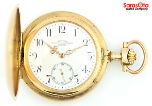 Glashütter Präzisions-Uhren-Fabrik Glashütte 18K Solid Yellow Gold Pocket Watch