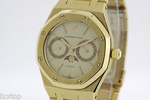 AUDEMARS PIGUET Royal Oak solid 18K Gold Moon Phase Calendar BA25594.477 (1784)