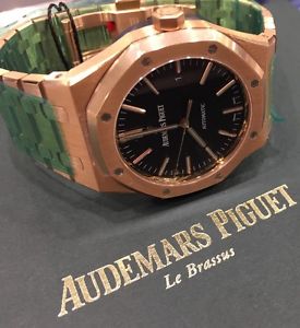 Audemars Piguet 18kt Rose Gold Royal Oak 41mm Black Dial