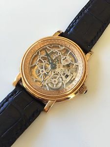 Parmigiani Fleurier Men's 18k Rose Gold Skeleton Watch