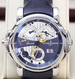 Ulysse Nardin Sonata Cathedral Automatic 18K White Gold 42mm Men's Watch 670-88