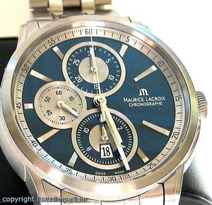 Herrenuhr Maurice Lacroix Pontos Chronograph Automatik Luxusuhr Uhr Uhren Neu!!!