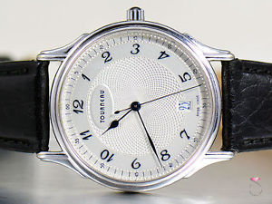 Tourneau Classic Men’s Watch, 18K White Gold, 1900 Guilloche Automatic Ref30020