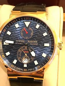 Ulysse Nardin Blue Wave Limited Rose Gold Chronometer, Only 350 Made,With Papers