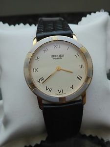 hermes pursang watch oro 18 kt acciaio  uomo  anno 1994
