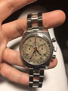 Zenith El Primero A385 Vintage Cronographe Steel Cronografo Vintage Panda Dial