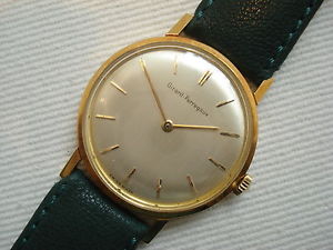 Vintage Girard Perregaux Hand wound 750 Gold Or Oro 18 K Watch Montre Orologio