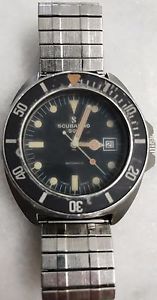 Vintage SCUBAPRO 500 automatic diver 1970s steel men's wrist watch-Runs Perfect!