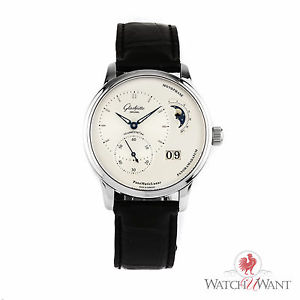 Glashutte Original PanoMaticLunar  Stainless Steel 90-02-42-32-05