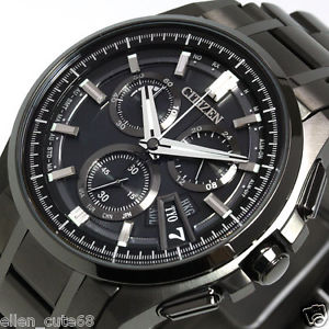 Citizen BY0094-87E Attesa H610 Eco-Drive Direct Flight Radio Titanium 100% JAPAN