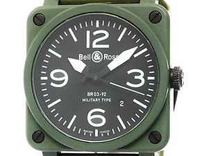 BELL & ROSS Military Ceramic Rubber Automatic Mens Watch BR03-92 (BF306569)