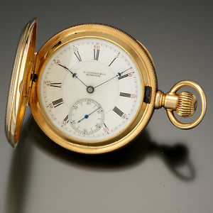Heavy 14K Gold Hunter Case Howard Pocket Watch | Series L 15 Jewel Movt' 16 Size