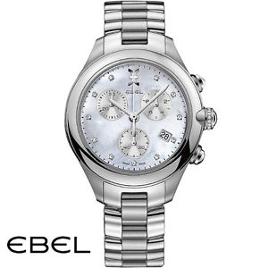 Ebel . 1216177 . Onde . Lady . Armband Uhr Damen Chronograph mit Diamanten . NEU