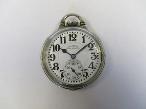 Illinois Bunn Special 161 Elinvar206 Case 21J 60 HR Pocket Watch