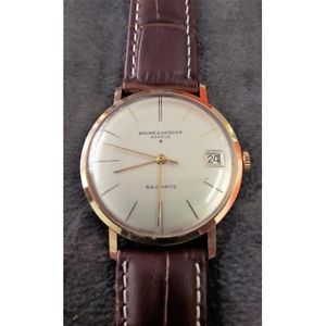 Baume & Mercier Baumatic orologio watch datario oro 18K