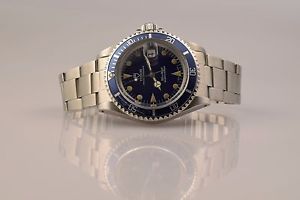 Tudor Submariner 79090 Blau Brezelband - Box & Papiere & Revision