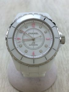 Free Shipping Pre-owned CHANEL Automatic Roll White World Limited Edition 1200