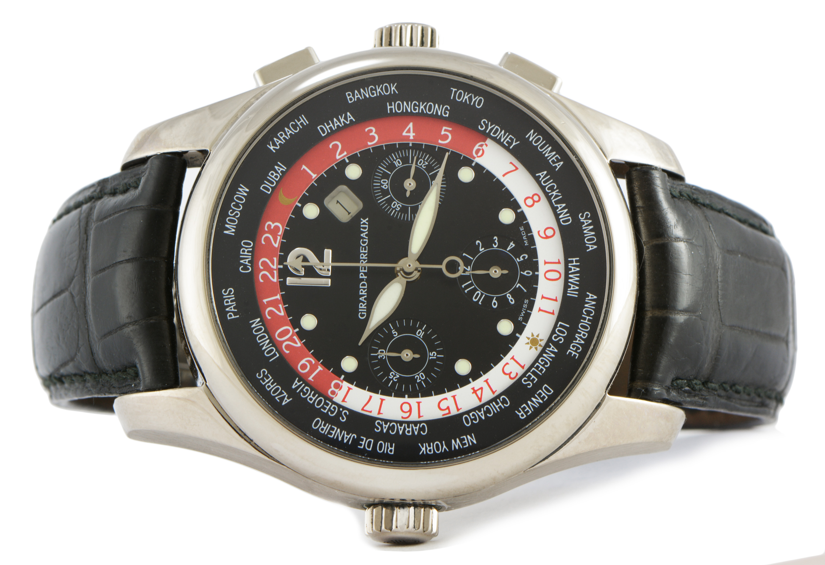 GirardPerregaux 18k White Gold W