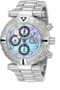 New Invicta 24327 Subaqua sw500 Automatic Chronograph Platinum Dial Watch