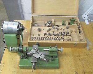 BOLEY KOMPLETT DREHMASCHINE UND ZUBEHÖR SPANNHÜLSEN WERKZEUGAUFLAGE MOTOR+MORE