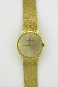 Vintage Audemars Piguet Unisex 18k Gold Watch (weight 64.5 grams) Running