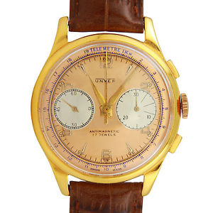 Vintage Unver (Universal Geneve) Chrono  Argentian Air Forces Pilots Watch