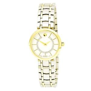 Movado 0606921 Women's Automatic White MOP Dial Diamond Watch