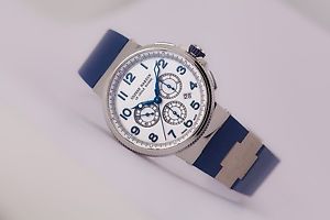 Ulysse Nardin Marine Chronograph White Rubber 1503-150-3-60 BNIB Free Shipping