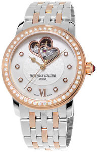 Frederique Constant World Heart Federation Steel RG Womens Watch FC-310WHF2PD2B3
