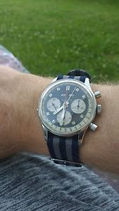 Vintage Wakmann Triple-Date Hand Wind Chronograph 4 Straps!!