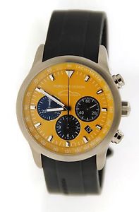 YELLOW PORSCHE DESIGN PTC LIMITED EDITION 911 TITANIUM WATCH
