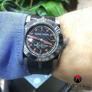 Limited Edition Roger Dubuis Easy Diver K10 300M 43MM Titanium Black Men's Watch