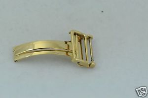 Ebel 18K Solid Gold Deployment Buckle 16mm, original, exellent