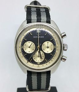 Vintage watch MOVADO DATRON SUB SEA chronograph Zenith 3019 PHC patina montre