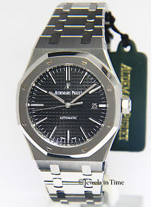 Audemars Piguet Royal Oak 41mm Steel Black Dial Mens Watch 15400ST.OO.1220ST.01