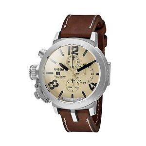UBoat U Boat Beige Dial Brown Le