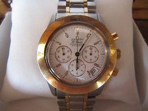 ZENITH el Primero Cronografo automatico acciaio e oro 18KT