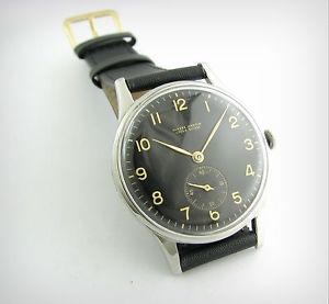 Vintage Watch....ULYSSE NARDIN....Steel.....Oversize... In House....40's!!
