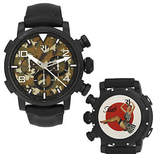 Romain Jerome Pinup DNA WWII Faith Stripes Chronoraph Automatic Men's Watch