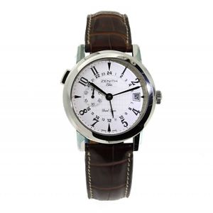 ZENITH PORT ROYAL V GMT 01/02.0450.682 automatico Elite i acciaio 38,5 mm