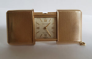 9Ct Gold Movado Ermeto Folding Watch WORKING